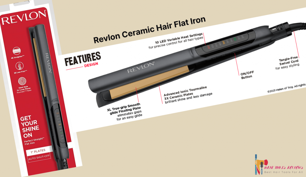 Revlon Ceramic Hair Flat Iron for ultra straight hair